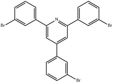 2,4,6-tris(3-bromophenyl)pyridine Struktur