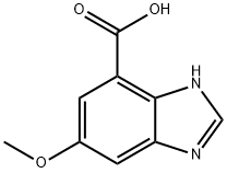 1H-Benzimidazole-7-carboxylic acid, 5-methoxy- Struktur