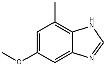 5-Methoxy-7-methyl-1H-benzimidazole Struktur