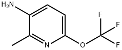 3-Pyridinamine, 2-methyl-6-(trifluoromethoxy)- Struktur