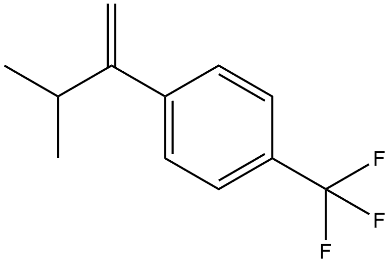 1-(2-Methyl-1-methylenepropyl)-4-(trifluoromethyl)benzene Struktur