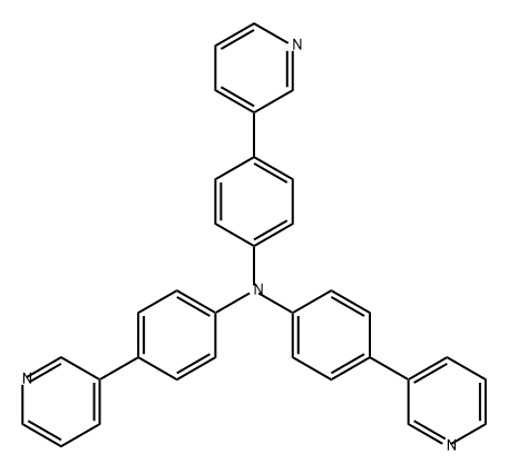 Benzenamine, 4-(3-pyridinyl)-N,N-bis[4-(3-pyridinyl)phenyl]- Struktur