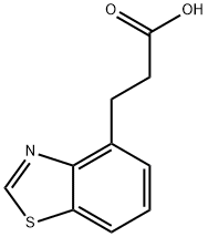 3-(1,3-benzothiazol-4-yl)propanoic acid Struktur