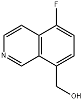 (5-fluoroisoquinolin-8-yl)methanol Struktur