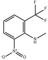 Benzenamine, N-methyl-2-nitro-6-(trifluoromethyl)- Struktur