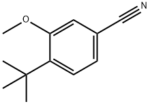 4-(Tert-butyl)-3-methoxybenzonitrile Struktur