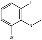 2-Bromo-6-fluoro-N,N-dimethylaniline Struktur