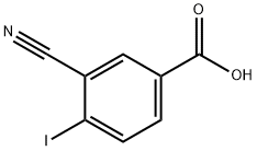 Benzoic acid, 3-cyano-4-iodo- Struktur