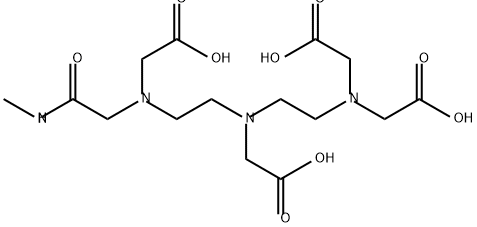 3,6,9,12-Tetraazatridecanoic acid, 3,6,9-tris(carboxymethyl)-11-oxo- Struktur