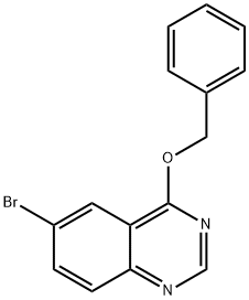 Quinazoline, 6-bromo-4-(phenylmethoxy)- Struktur