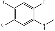 Benzenamine, 5-chloro-2,4-difluoro-N-methyl- Struktur