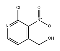 4-Pyridinemethanol, 2-chloro-3-nitro- Struktur