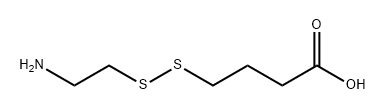 Butanoic acid, 4-[(2-aminoethyl)dithio]- Struktur