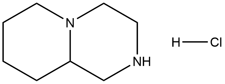 octahydro-2H-pyrido[1,2-a]pyrazine hydrochloride Struktur