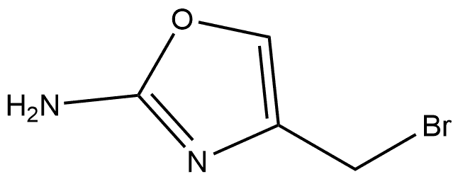 4-(Bromomethyl)-2-oxazolamine Struktur