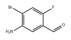 Benzaldehyde, 5-amino-4-bromo-2-fluoro- Struktur