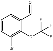 Benzaldehyde, 3-bromo-2-(trifluoromethoxy)- Struktur