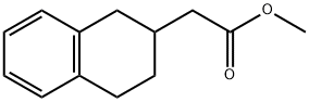 methyl 2-(1,2,3,4-tetrahydronaphthalen-2-yl)acetate Struktur