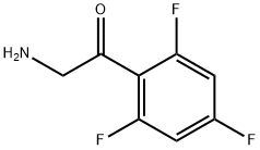 Ethanone, 2-amino-1-(2,4,6-trifluorophenyl)- Struktur