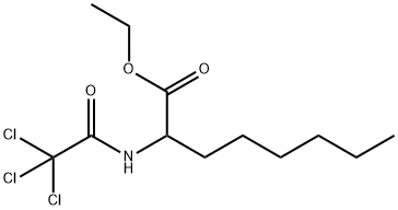 Octanoic acid, 2-[(2,2,2-trichloroacetyl)amino]-, ethyl ester