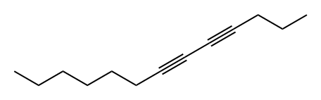 4,6-Tridecadiyne Struktur