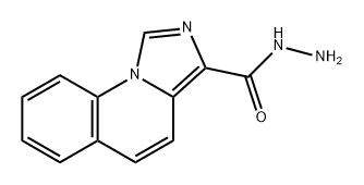 Imidazo[1,5-a]quinoline-3-carboxylic acid hydrazide Struktur