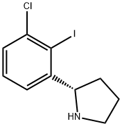 2-(3-chloro-2-iodophenyl)pyrrolidine Struktur