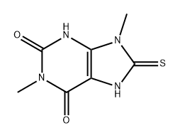 1H-Purine-2,6-dione, 3,7,8,9-tetrahydro-1,9-dimethyl-8-thioxo-