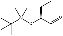 Butanal, 2-[[(1,1-dimethylethyl)dimethylsilyl]oxy]-, (2S)- Struktur