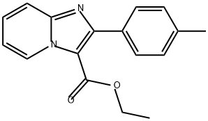 Imidazo[1,2-a]pyridine-3-carboxylic acid, 2-(4-methylphenyl)-, ethyl ester Struktur