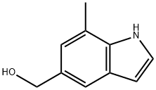 1H-Indole-5-methanol, 7-methyl- Struktur