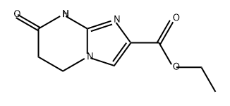 Imidazo[1,2-a]pyrimidine-2-carboxylic acid, 5,6,7,8-tetrahydro-7-oxo-, ethyl ester Struktur