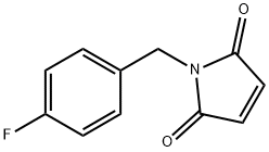 1H-Pyrrole-2,5-dione, 1-[(4-fluorophenyl)methyl]- Struktur