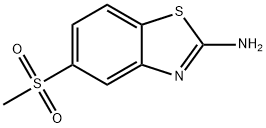 2-Benzothiazolamine, 5-(methylsulfonyl)- Struktur