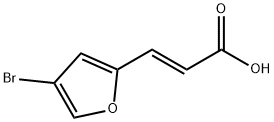 2-Propenoic acid, 3-(4-bromo-2-furanyl)-, (2E)- Struktur