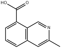 8-Isoquinolinecarboxylic acid, 3-methyl- Struktur