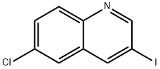 Quinoline, 6-chloro-3-iodo- Struktur