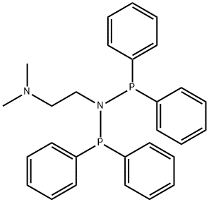 N-[2-(Dimethylamino)ethyl]-N-(diphenylphosphino)-P,P-diphenylphosphinous amide Struktur