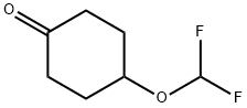 Cyclohexanone, 4-(difluoromethoxy)- Struktur