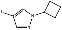 1H-Pyrazole, 1-cyclobutyl-4-iodo- Struktur