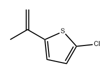 Thiophene, 2-chloro-5-(1-methylethenyl)- Struktur