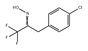 2-Propanone, 3-(4-chlorophenyl)-1,1,1-trifluoro-, oxime