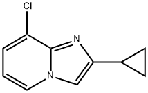 Imidazo[1,2-a]pyridine, 8-chloro-2-cyclopropyl- Struktur