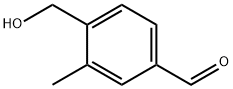 Benzaldehyde, 4-(hydroxymethyl)-3-methyl- Struktur