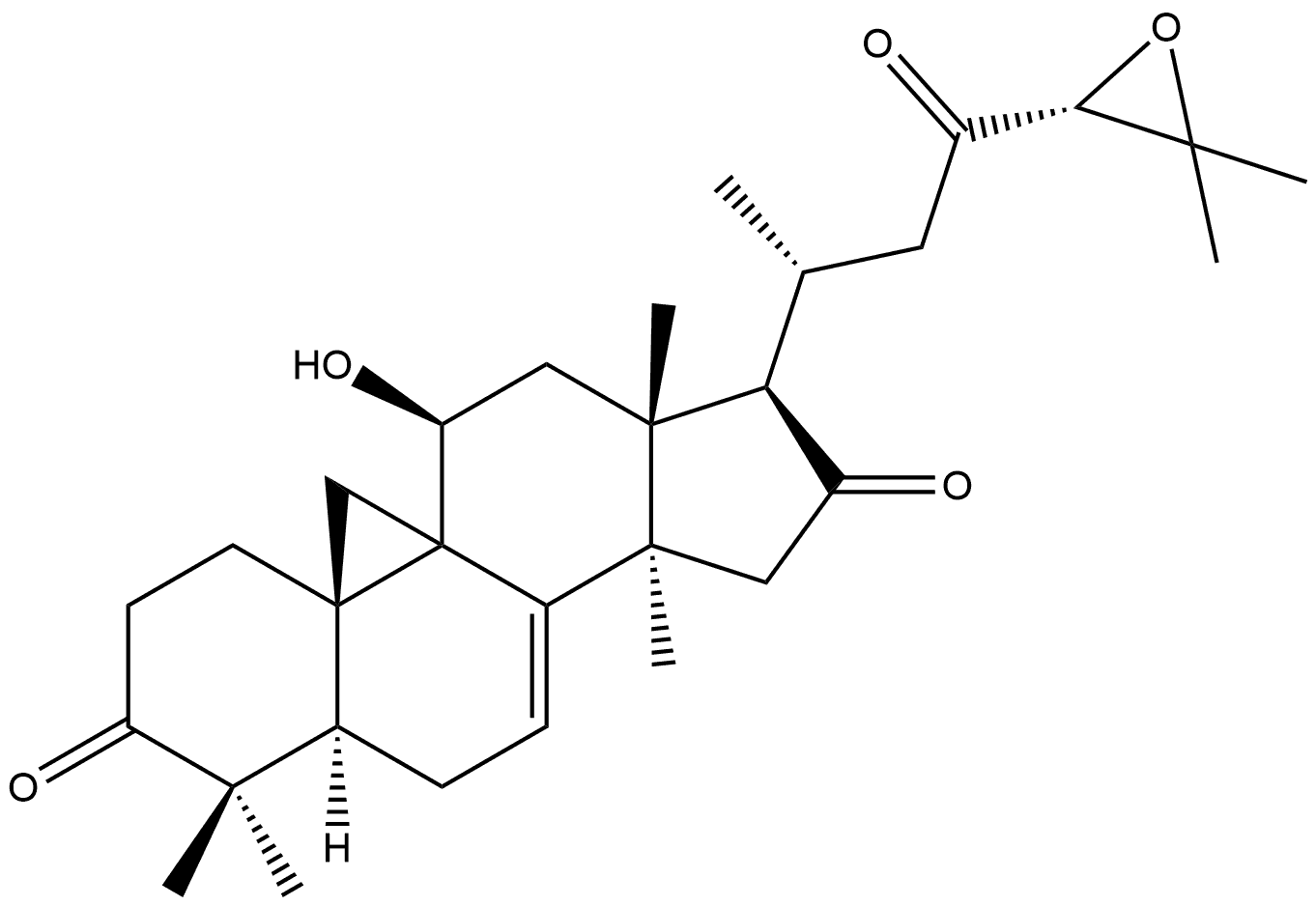 cimicidol-3-one Struktur