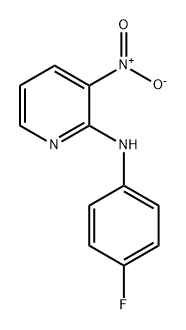 2-Pyridinamine, N-(4-fluorophenyl)-3-nitro- Struktur