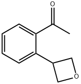 Ethanone, 1-[2-(3-oxetanyl)phenyl]- Struktur