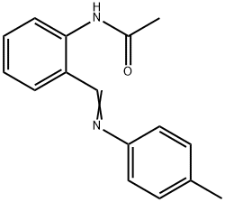 Acetamide, N-[2-[[(4-methylphenyl)imino]methyl]phenyl]-