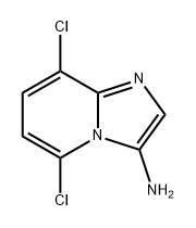 5,8-dichloroimidazo[1,2-a]pyridin-3-amine Struktur