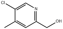 2-Pyridinemethanol, 5-chloro-4-methyl- Struktur